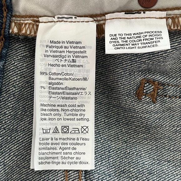 Madewell The Perfect Jean Shorts Rayburn Wash Comfort Stretch Edition Size 28 - Picture 7 of 11